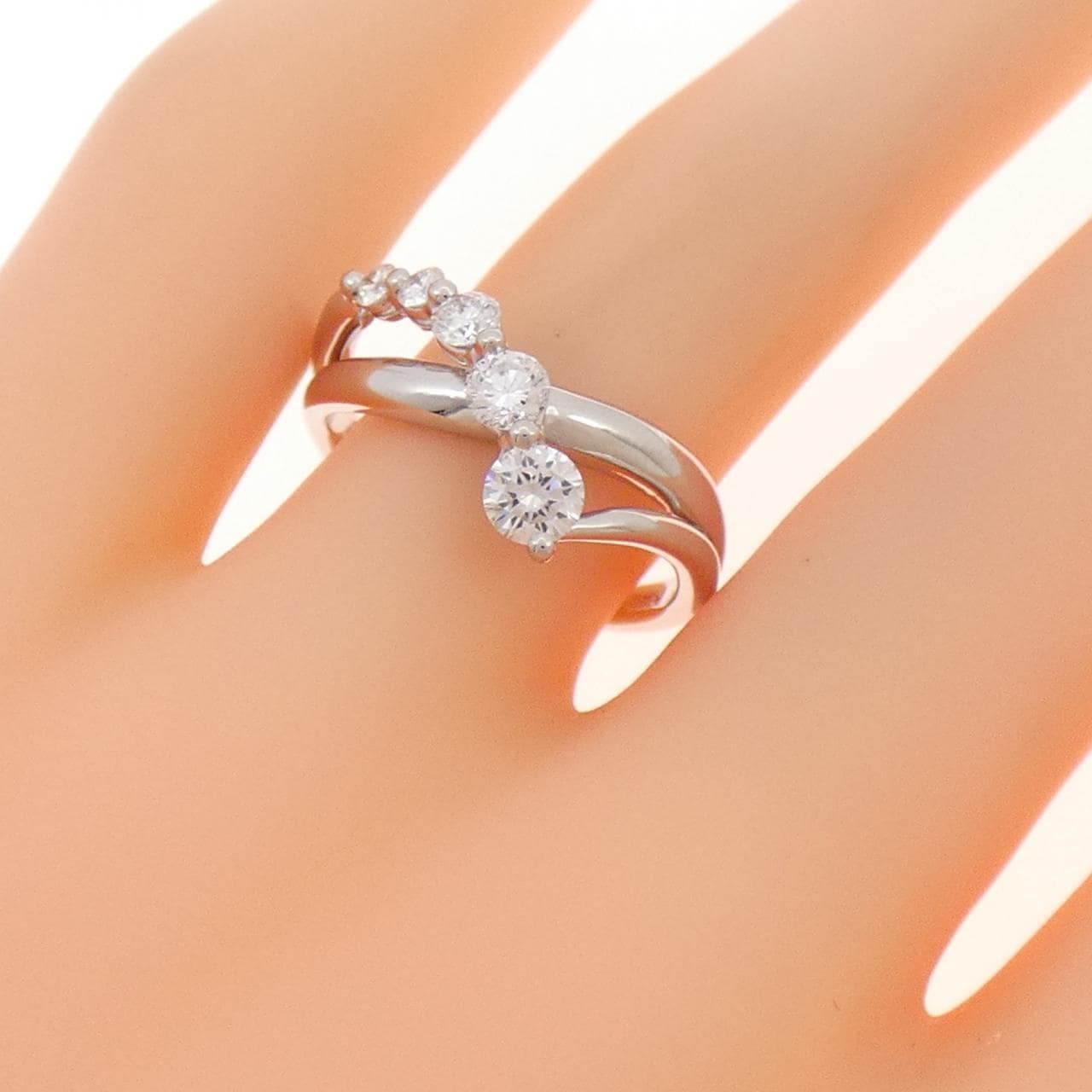PT900 ダイヤモンド リング 0.51CT