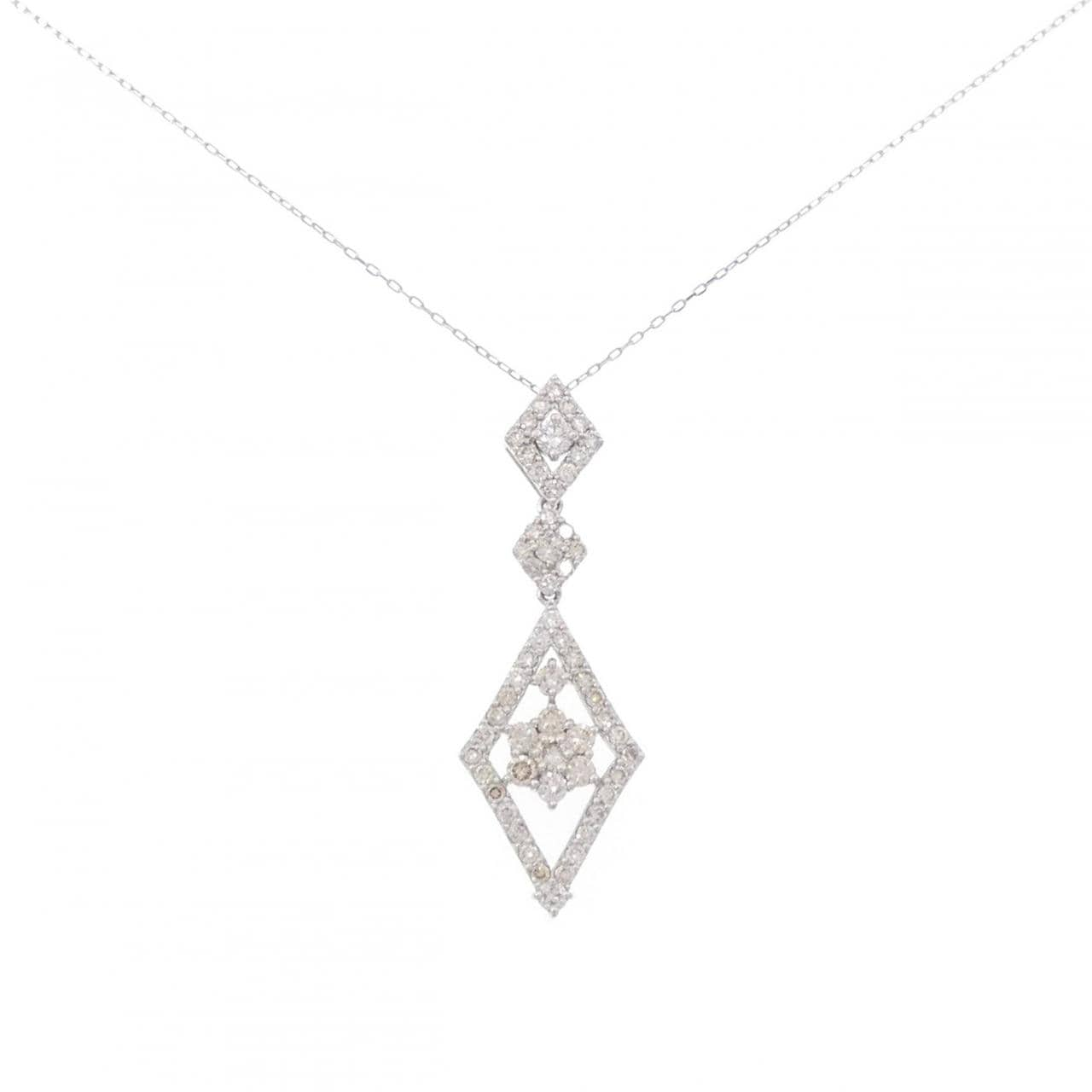 [BRAND NEW] PT Diamond Necklace 1.00CT