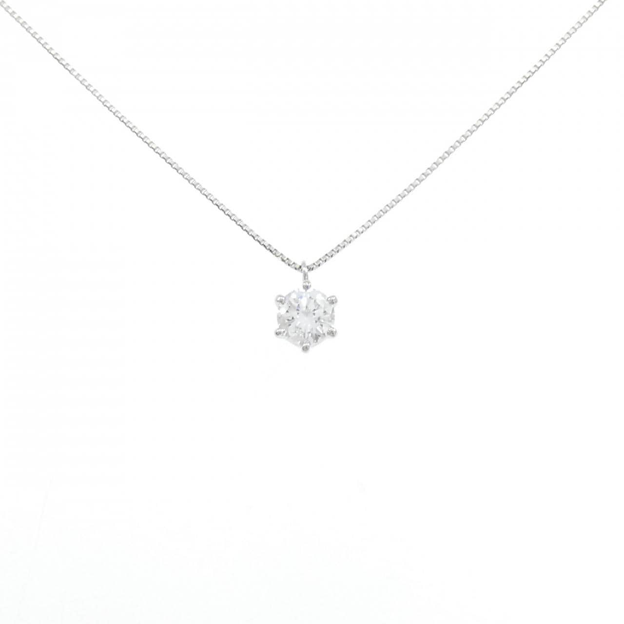 PT900/PT850 ダイヤモンド ネックレス 0.408CT E SI2 Good