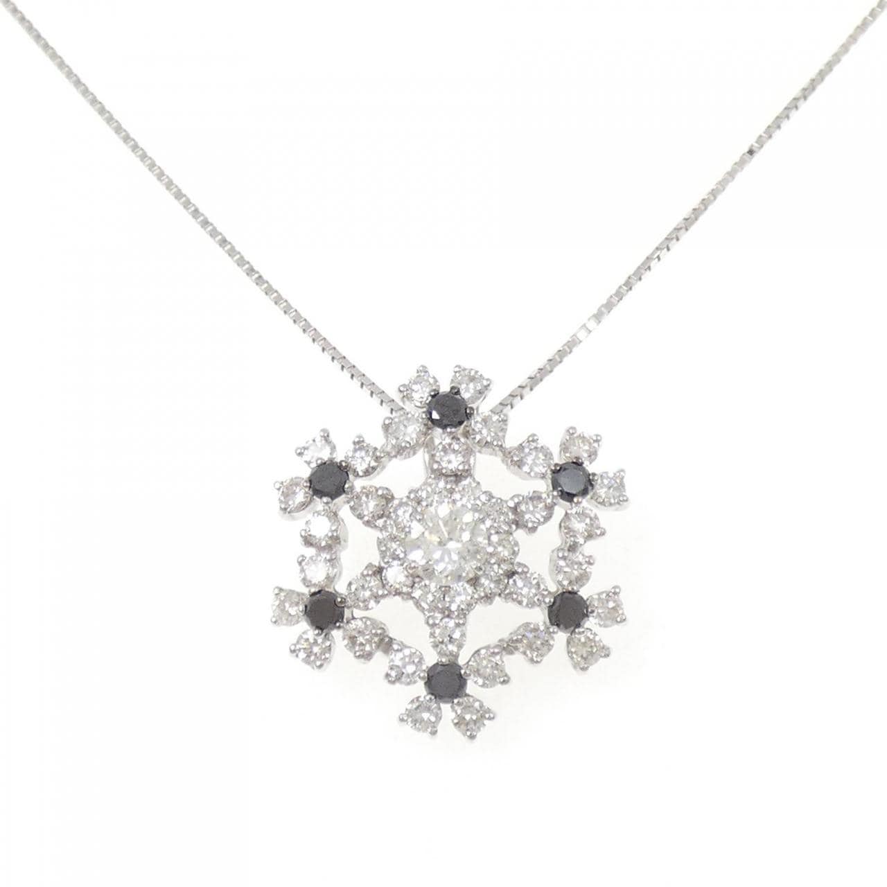 K18WG ダイヤモンド ネックレス 0.32CT