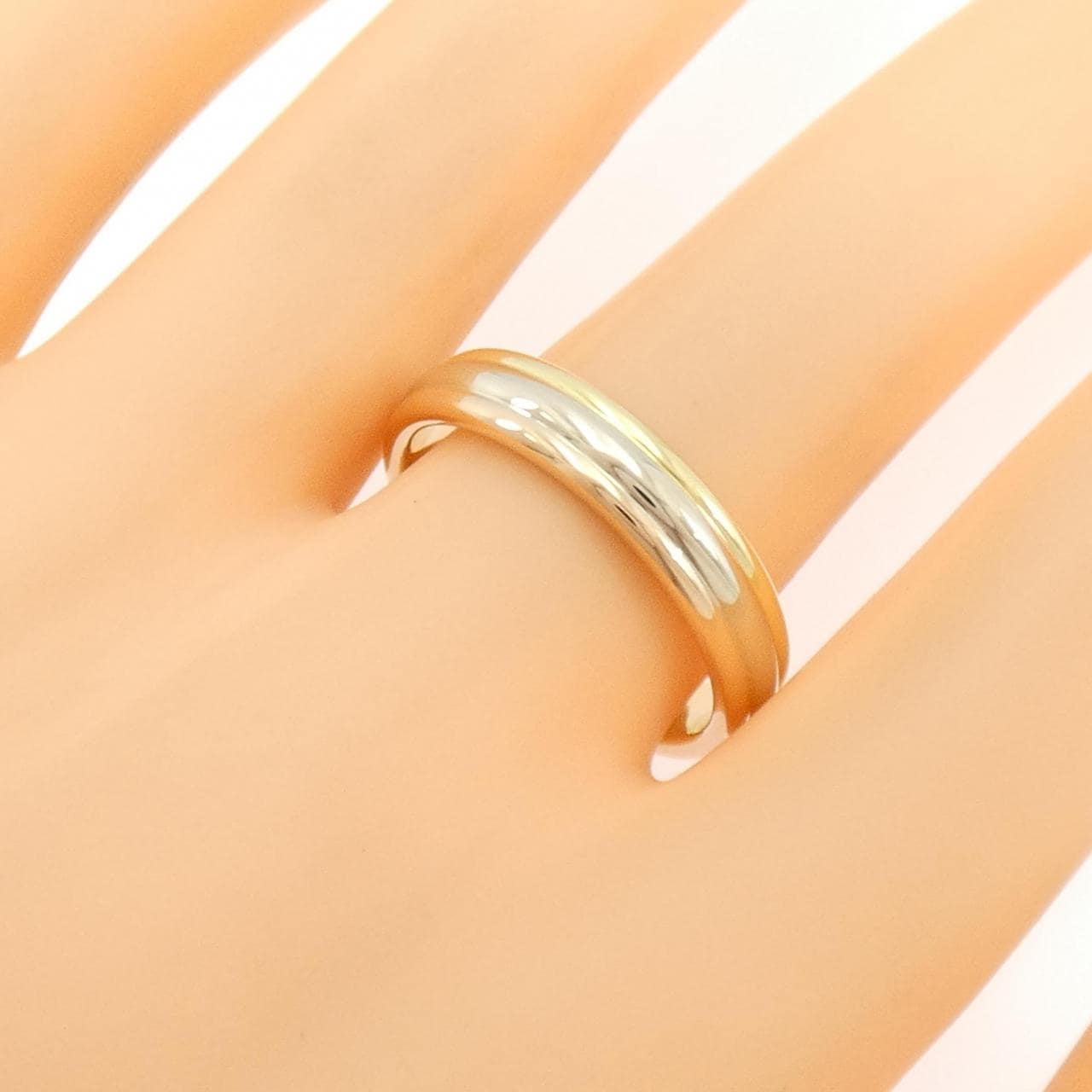 カルティエ スリーカラーウェディング リング