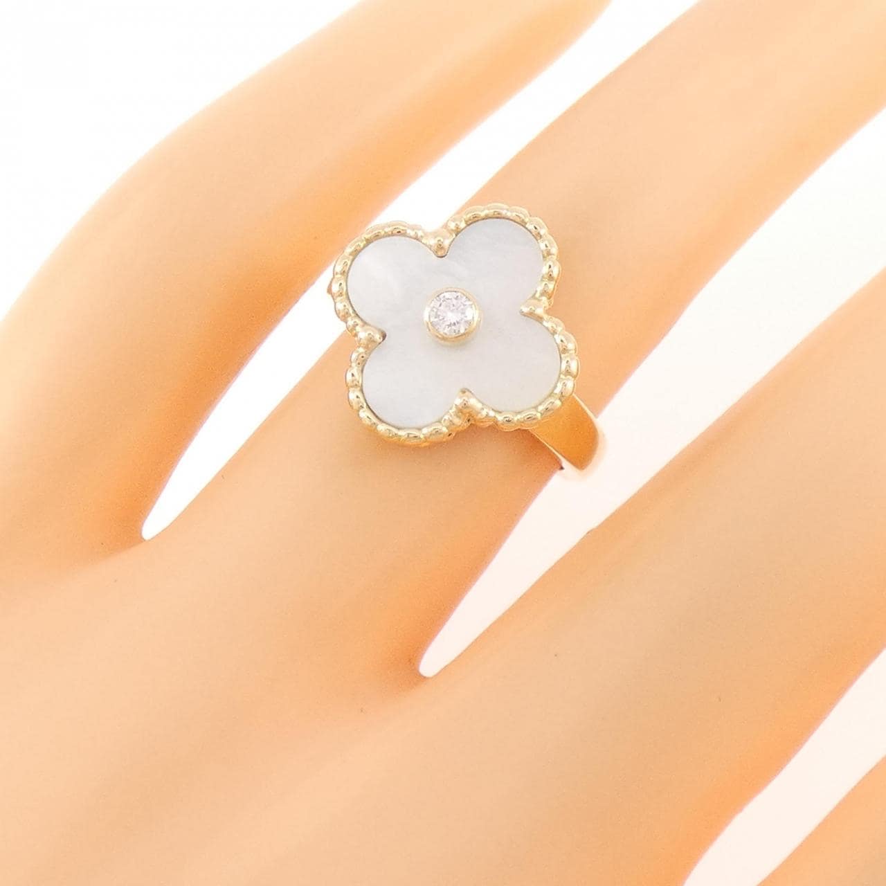 ヴァンクリーフ&アーペル ヴィンテージアルハンブラ リング