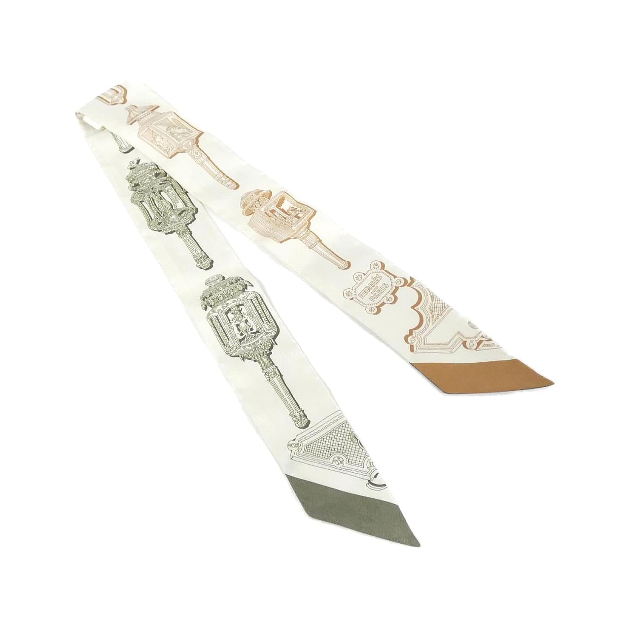 【未使用品】エルメス MERVEILLEUSES LANTERNES ツイリー 063081S スカーフ