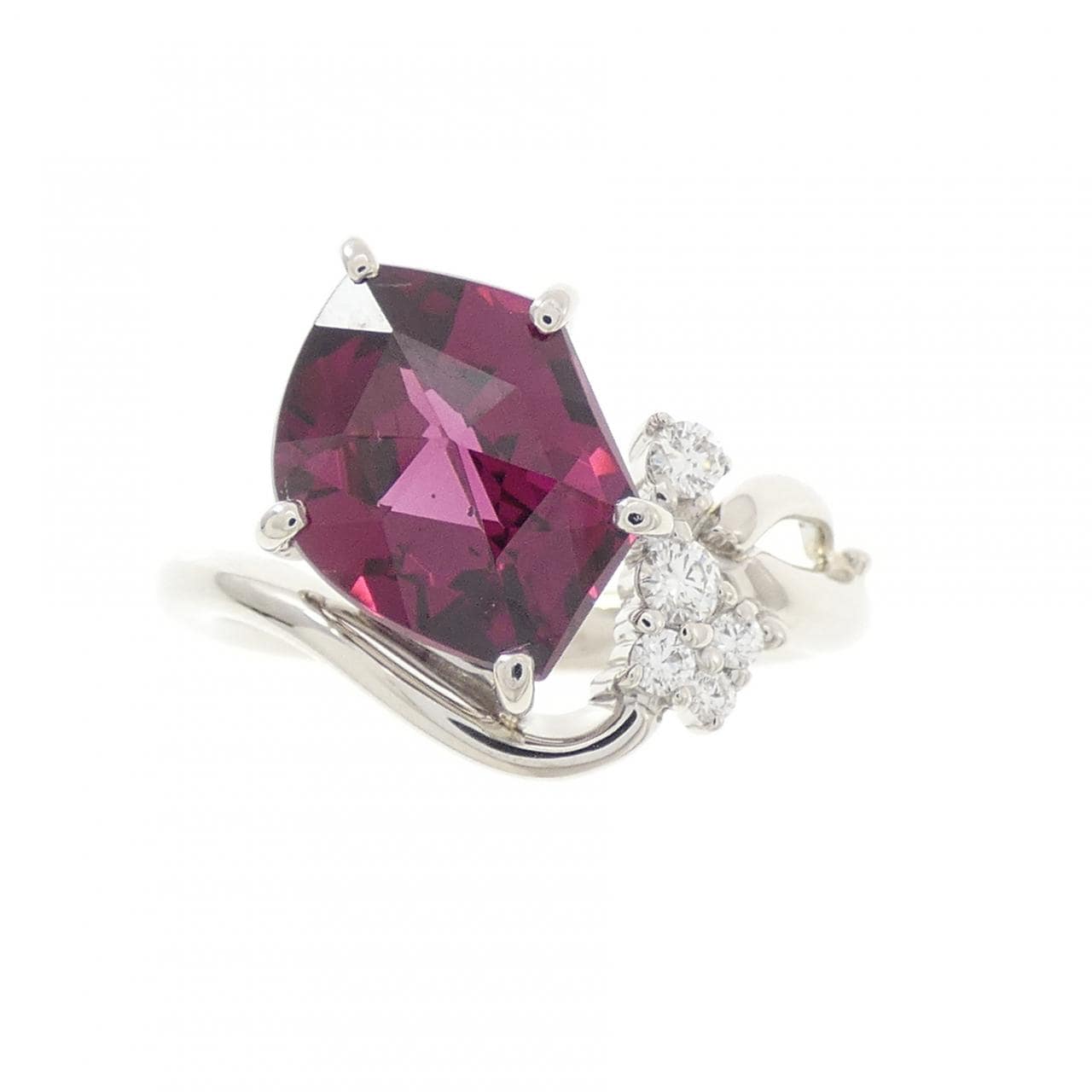 PT900 ガーネット リング 3.36CT