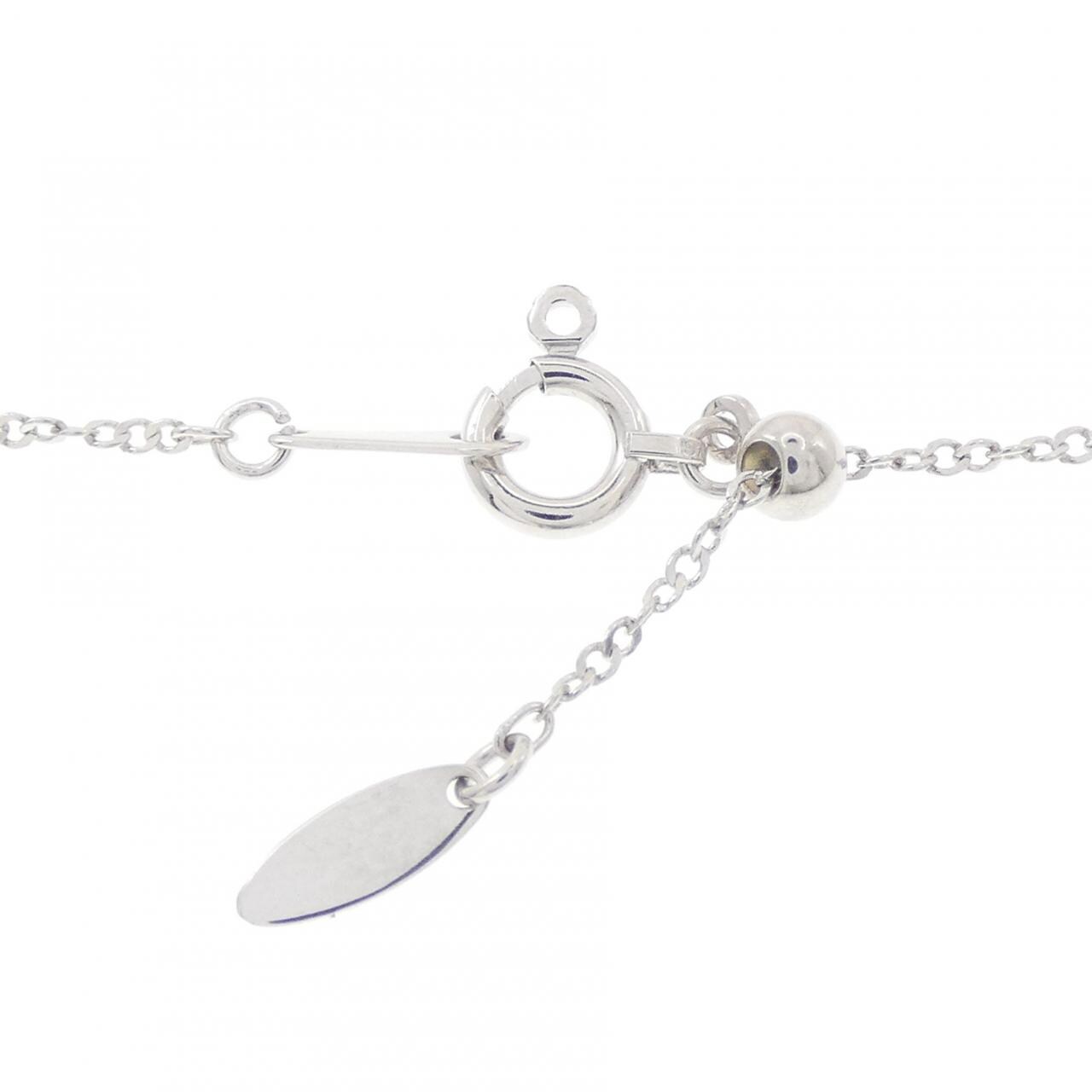K18WG 2WAY ダイヤモンド ネックレス 0.35CT