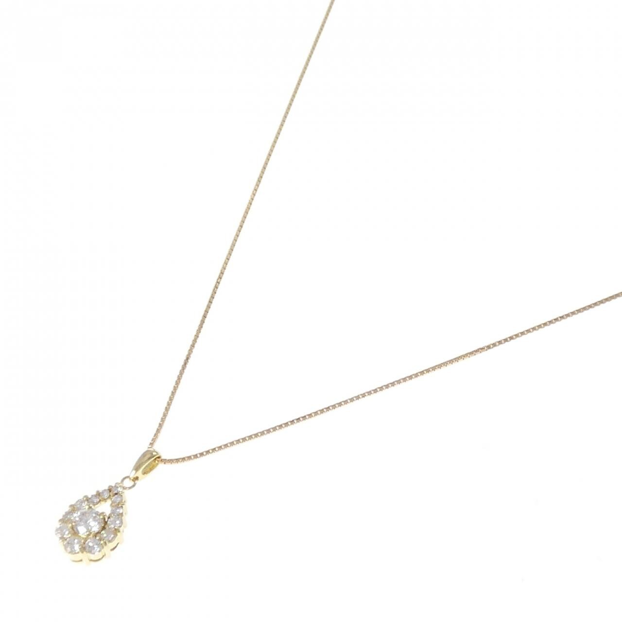 K18YG ダイヤモンド ネックレス 0.50CT