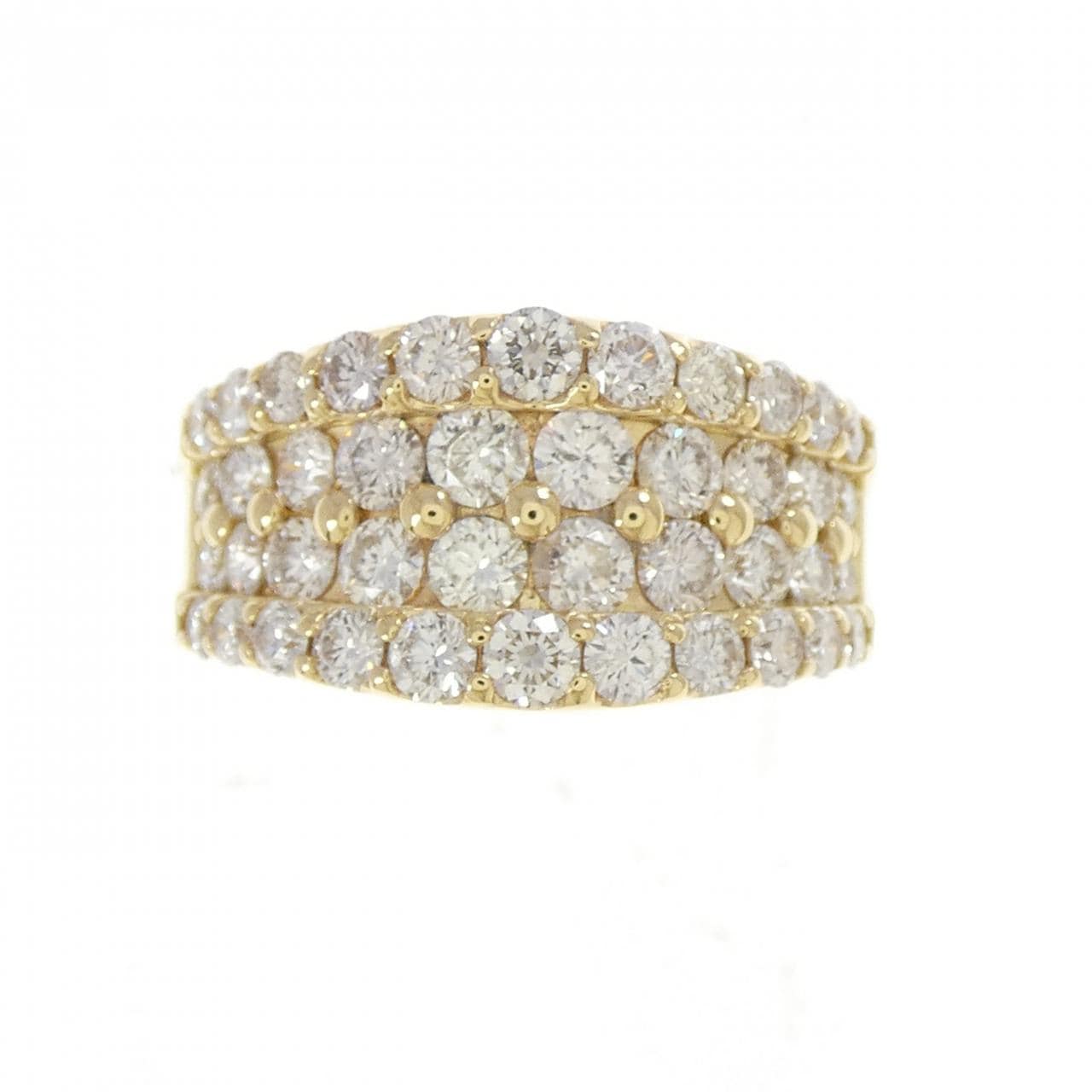 K18YG ダイヤモンド リング 2.00CT