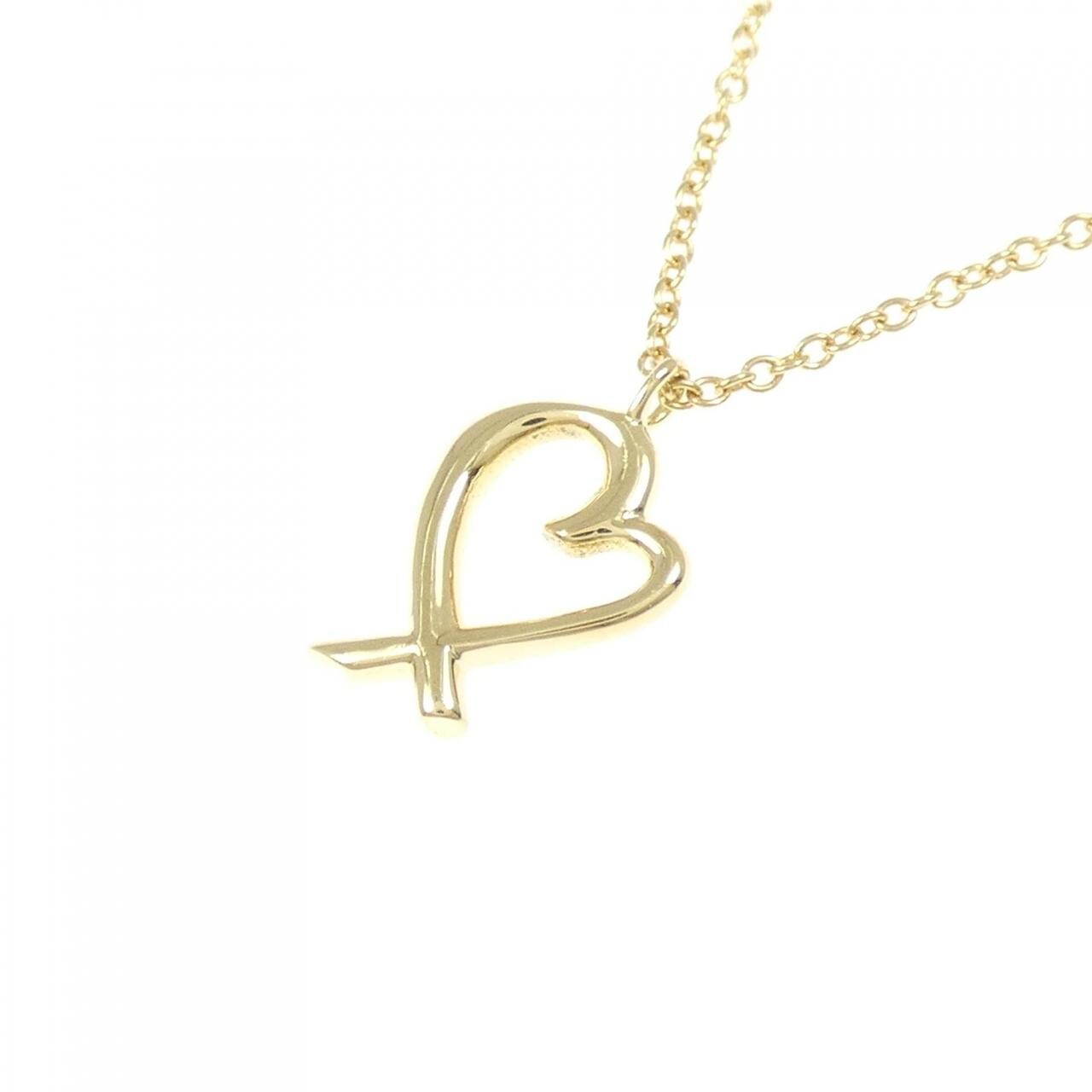 ティファニー ラビングハート ネックレス