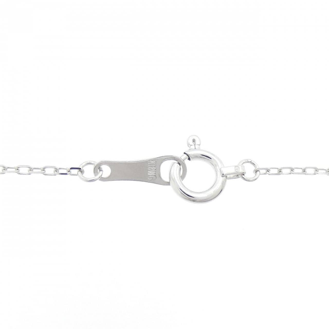 K18WG ダイヤモンド ネックレス 0.22CT