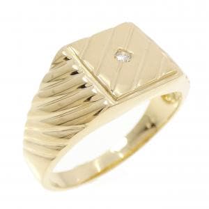 【新品】K18YG ダイヤモンド リング 0.03CT