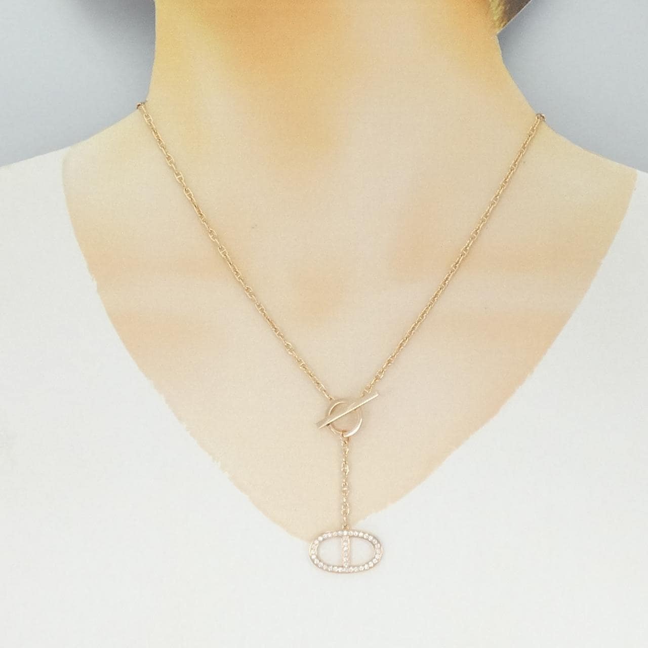 エルメス シェーヌダンクル コントゥール ネックレス