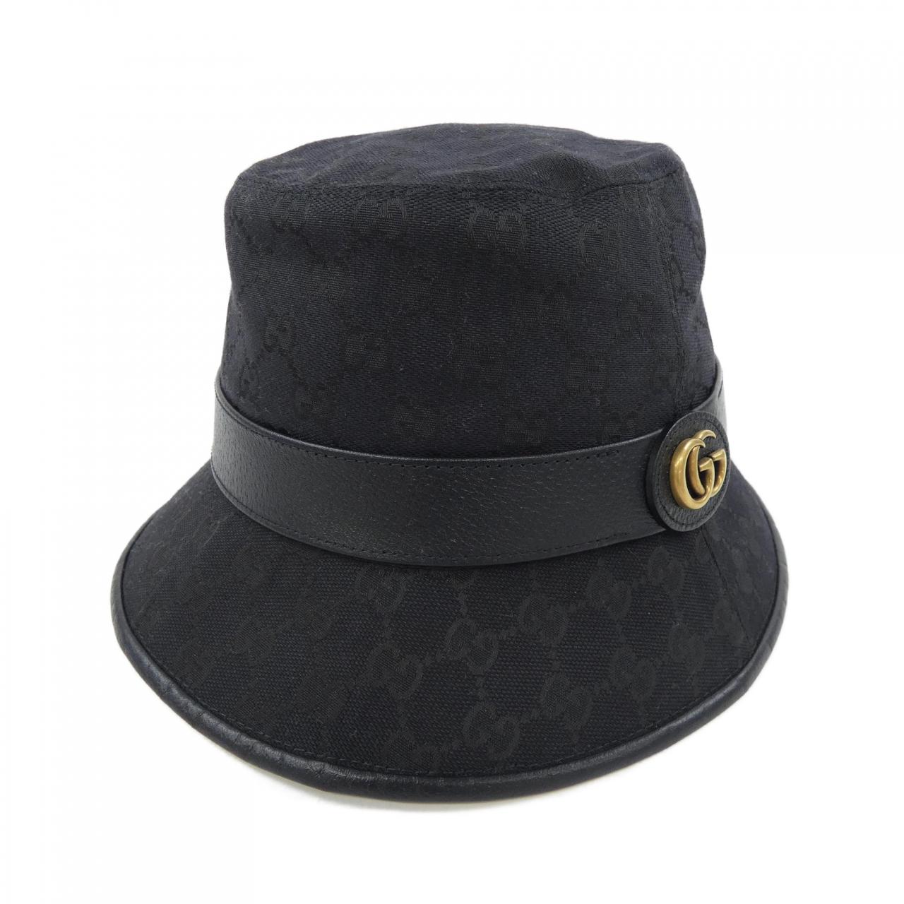 グッチ GUCCI ダブルG付き GGキャンバス バケットハット 576587 4HG53 ハット