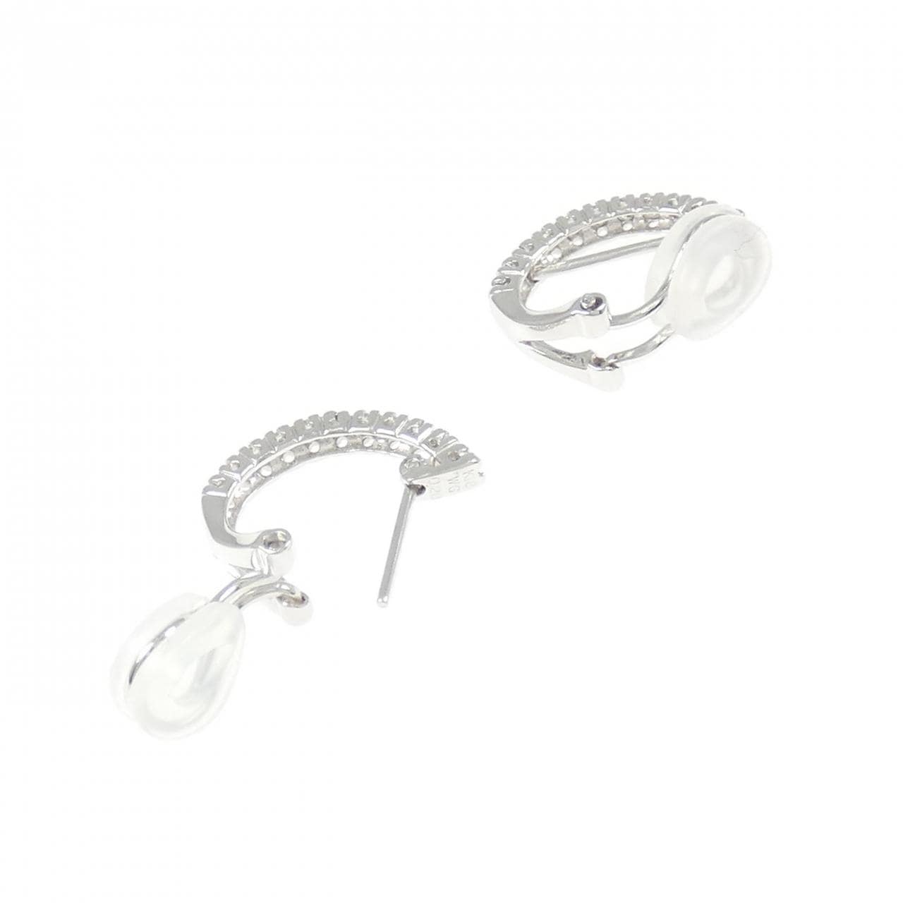 K18WG ダイヤモンド ピアス/イヤリング 0.40CT