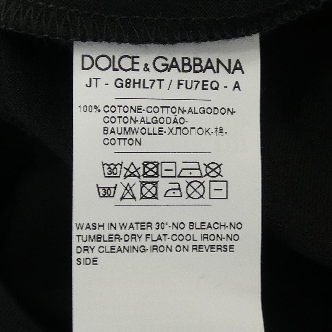 ドルチェアンドガッバーナ DOLCE&GABBANA G8HL7T/FU7EQ Tシャツ