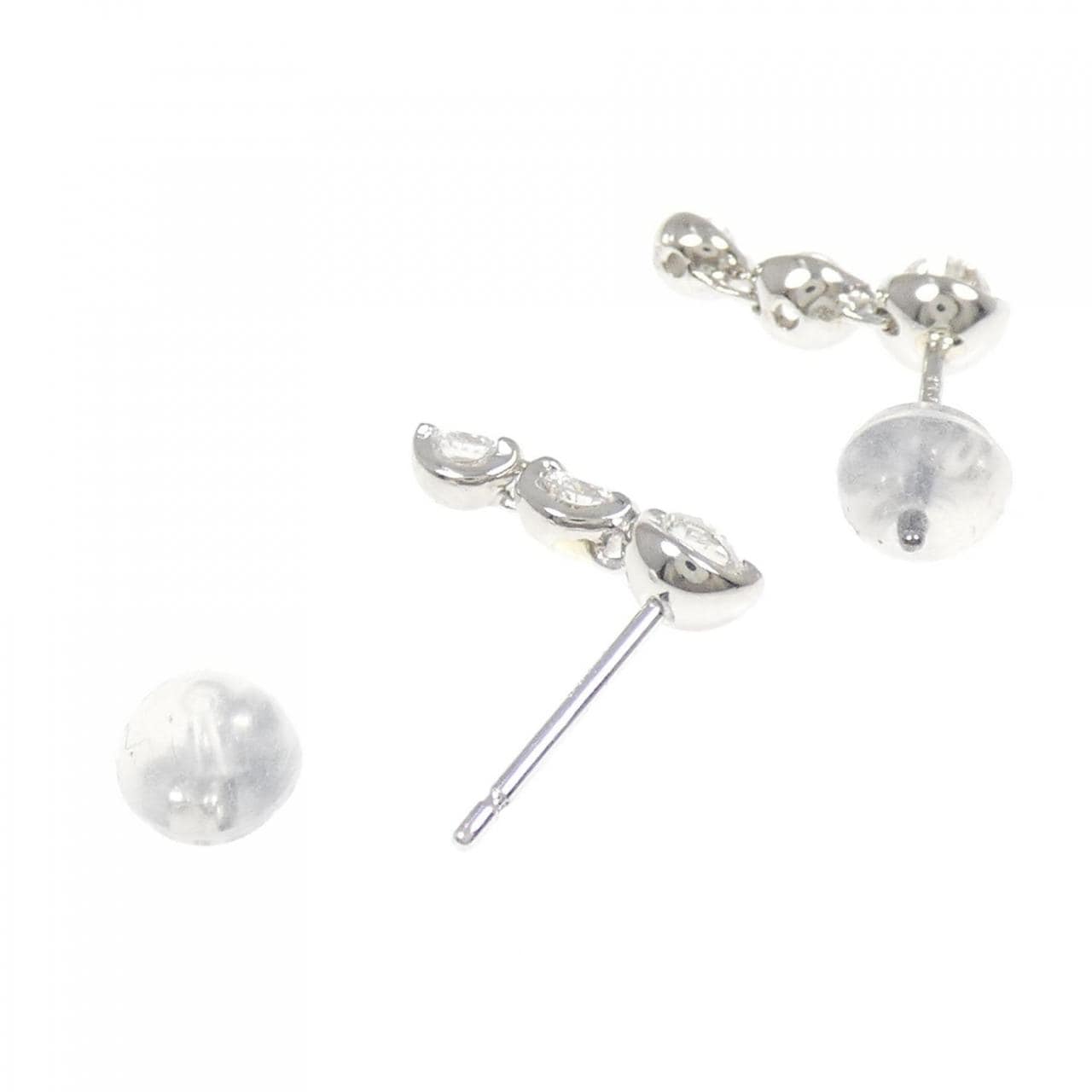 PT900 ダイヤモンド ピアス 0.50CT