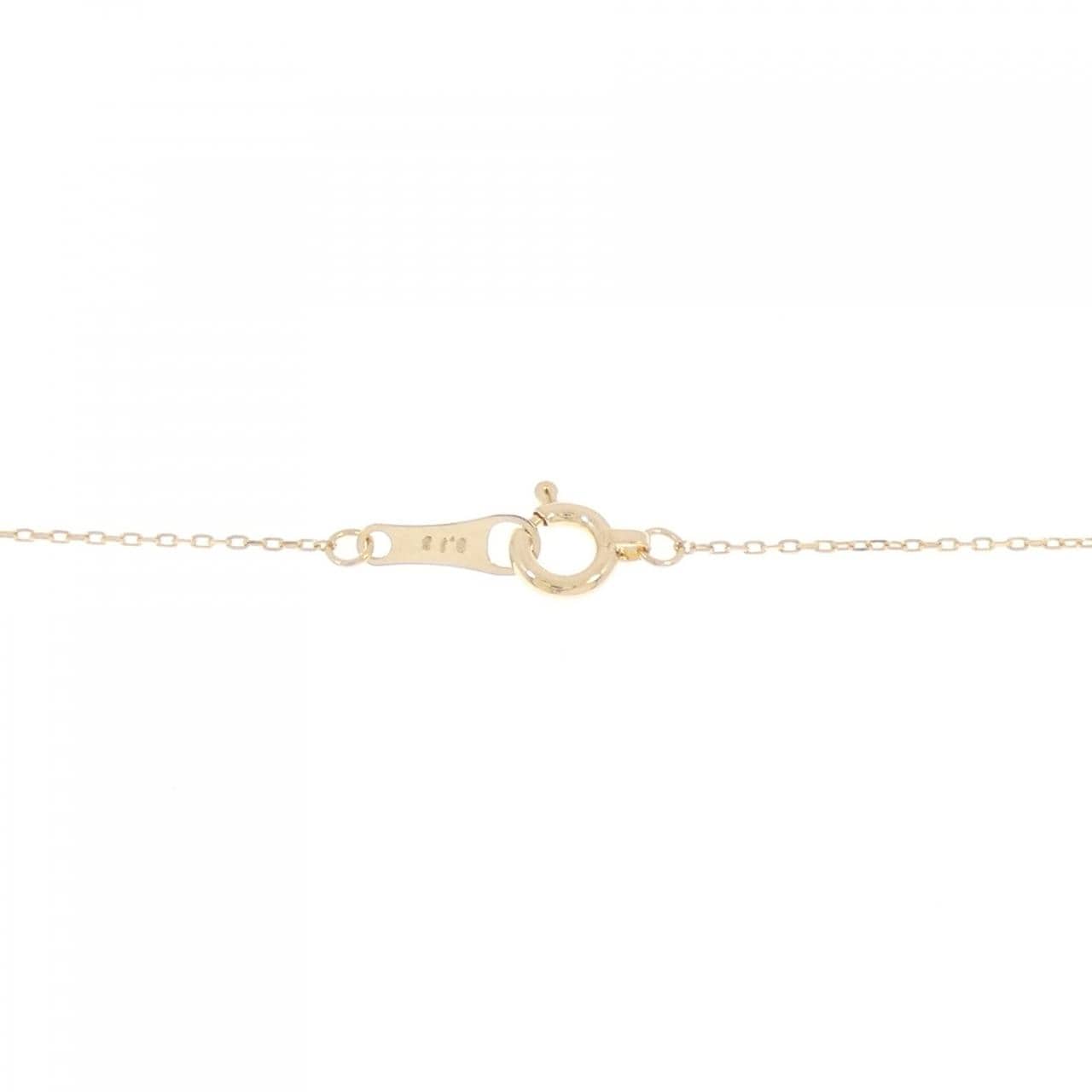 K18YG ダイヤモンド ネックレス 0.13CT