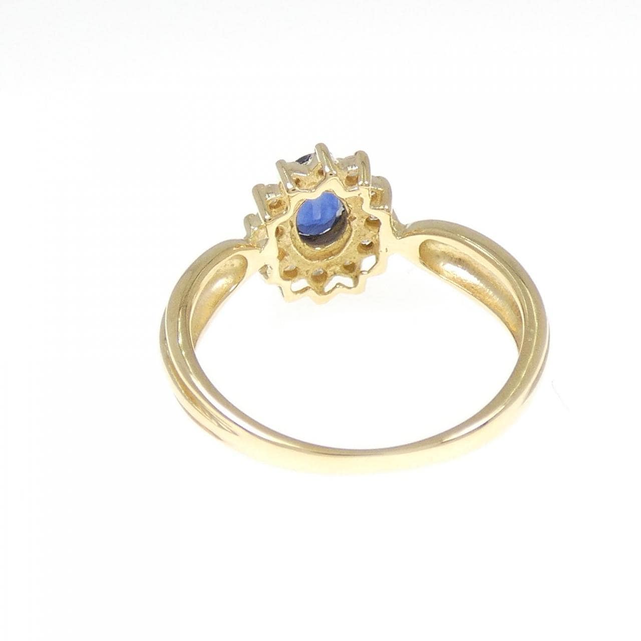 18KYG sapphire ring