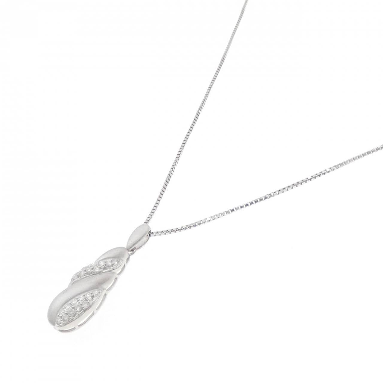 PT900/PT850 ダイヤモンド ネックレス 0.30CT