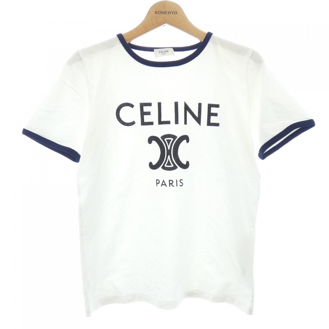 セリーヌ CELINE CELINE PARIS Tシャツ　トリオンフ TRIOMPHE 2X872671Q Tシャツ