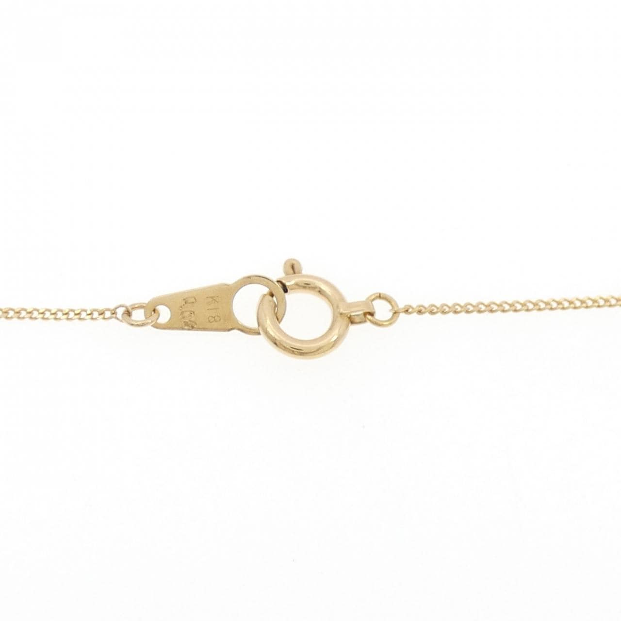 K18YG ダイヤモンド ネックレス 0.04CT