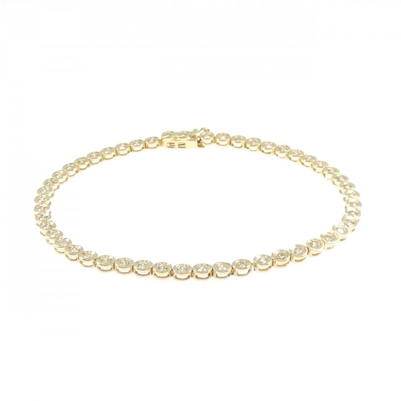 K18YG ダイヤモンド ブレスレット 1.00CT
