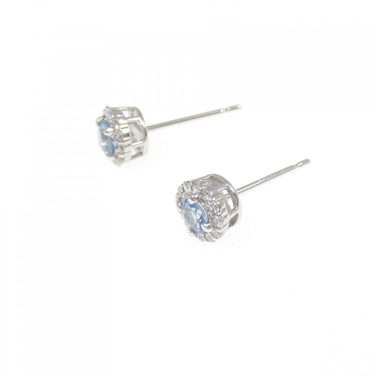 PT900 アクアマリン ピアス 0.14CT