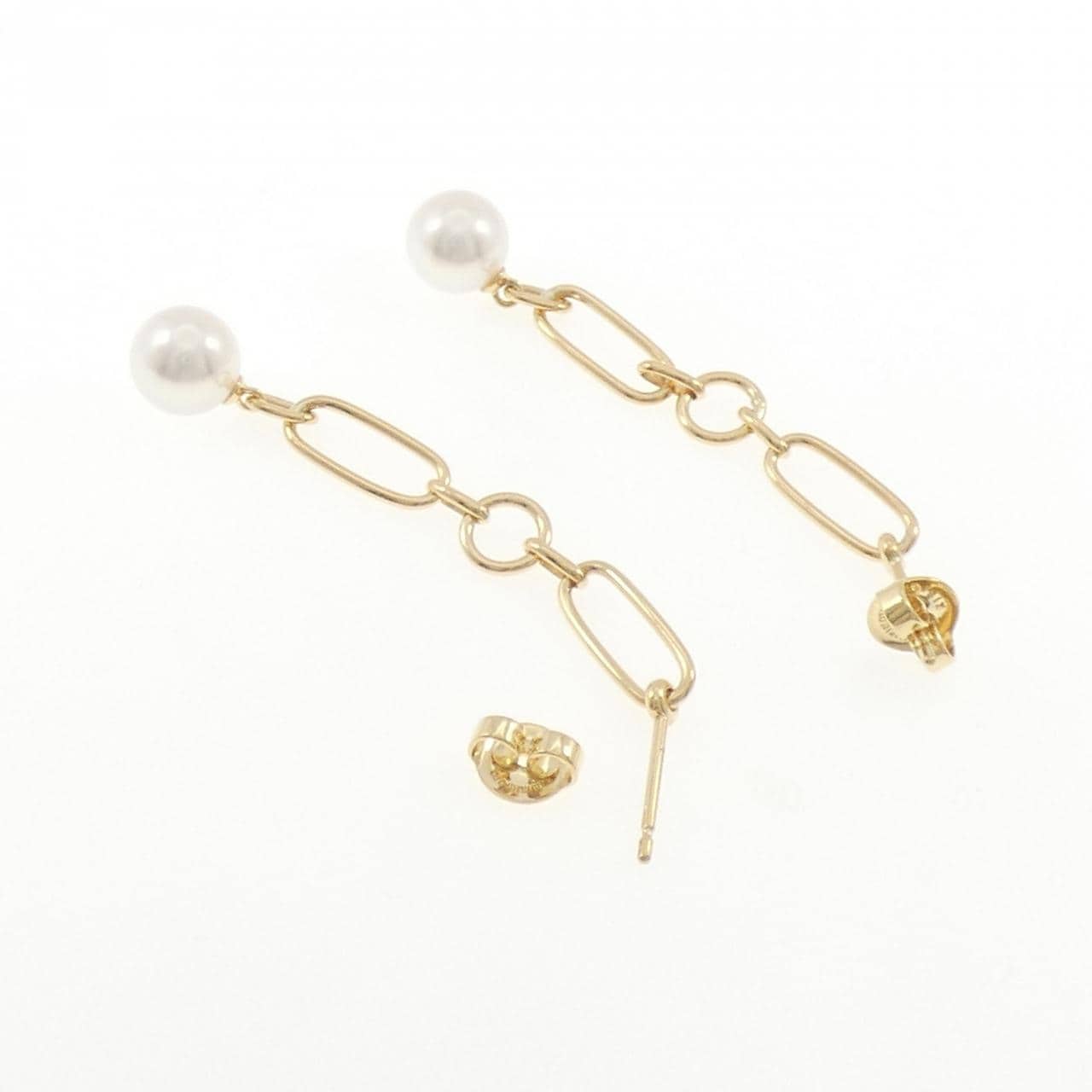 ミキモト Mコード ピアス 6.9mm