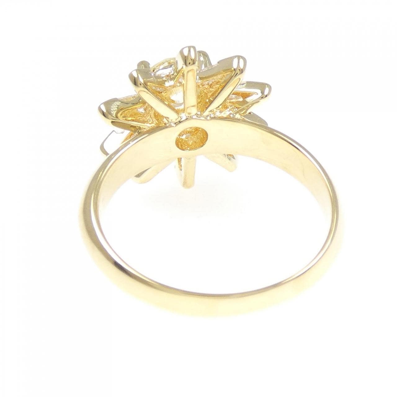 K18YG ダイヤモンド リング 0.678CT
