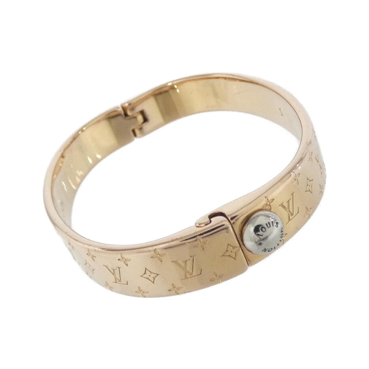 ルイヴィトン カフ ナノグラム S M00253 ブレスレット