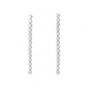 K18WG ダイヤモンド ピアス 0.34CT