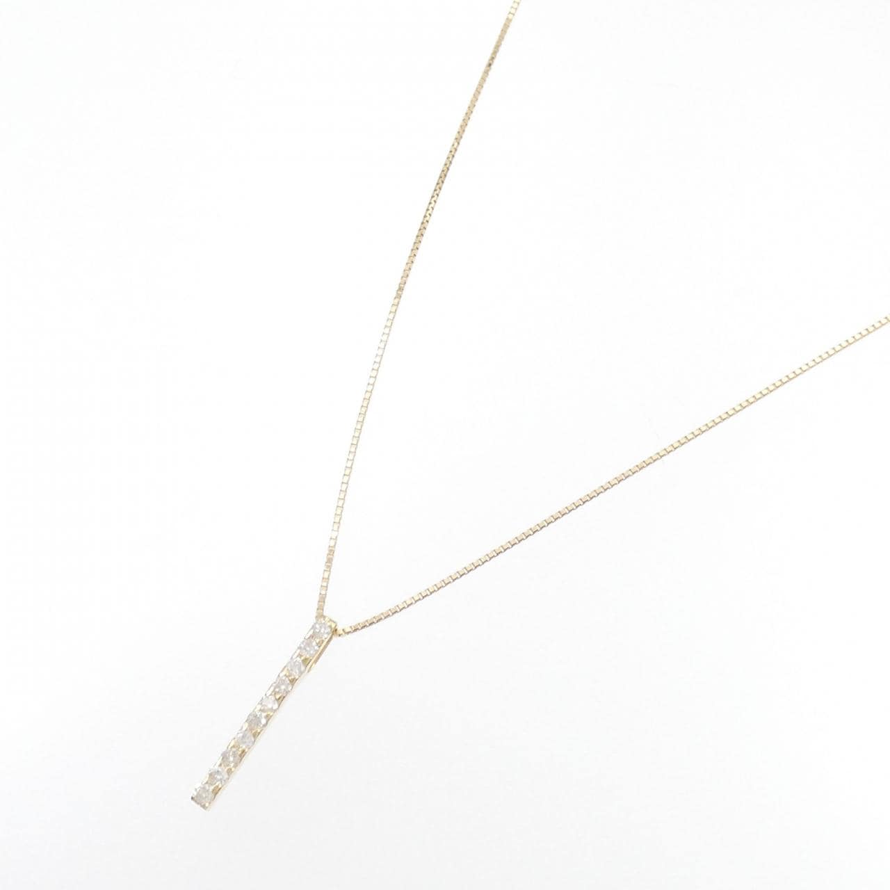 K18YG ダイヤモンド ネックレス 0.20CT