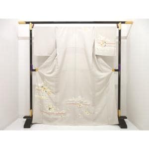 【新品】単衣　菱健　訪問着　桐壺　京友禅金彩加工