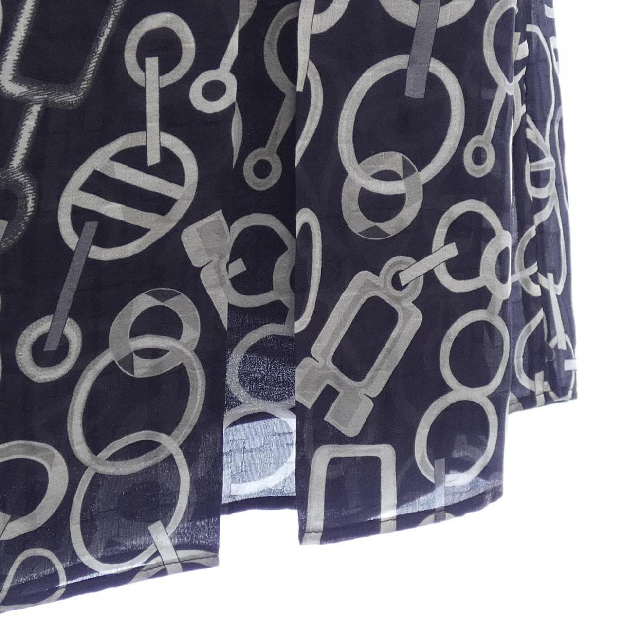 エルメス HERMES DO RE BOUCLES 3H0321DN ツイルレーヌ スカート