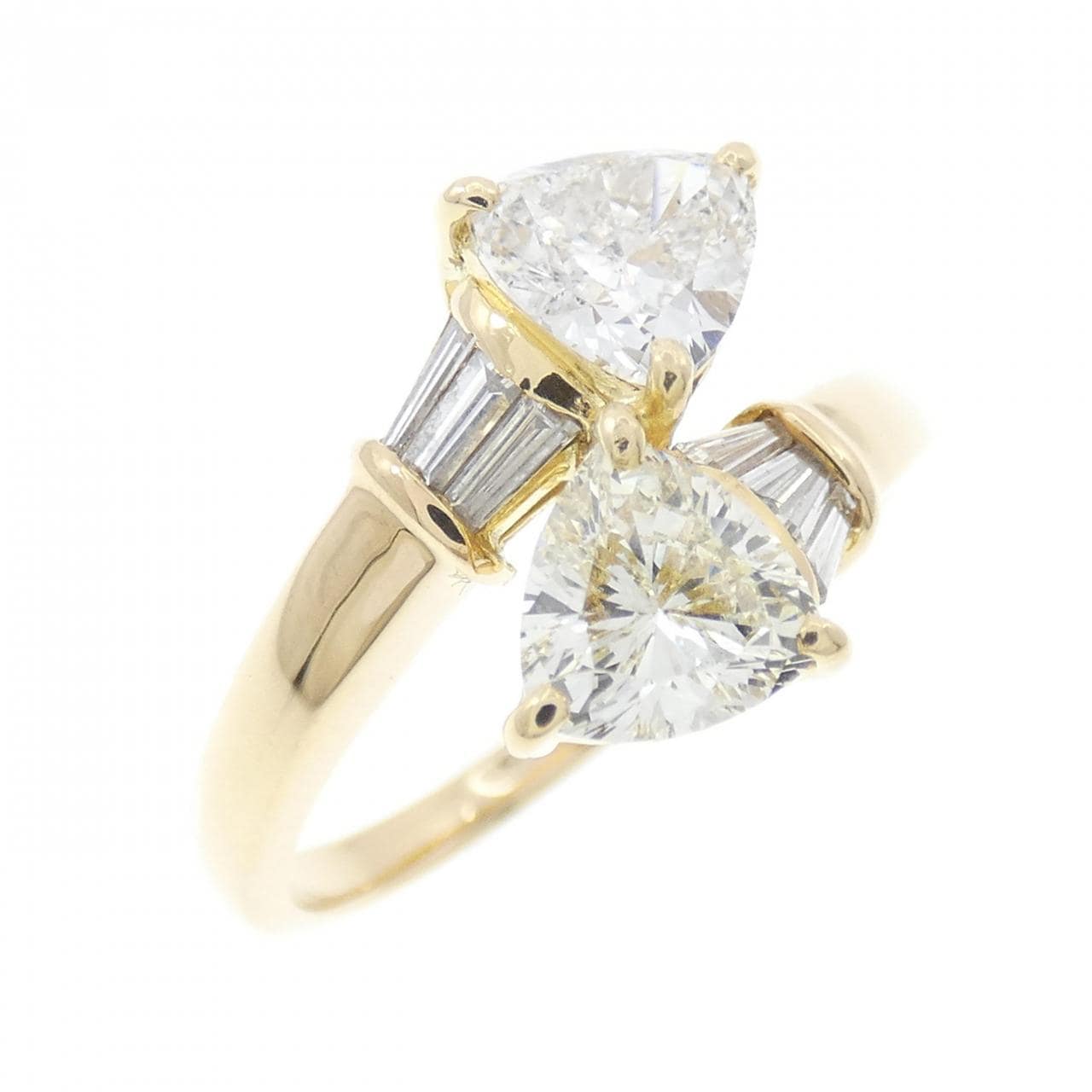 K18YG ダイヤモンド リング 1.146CT