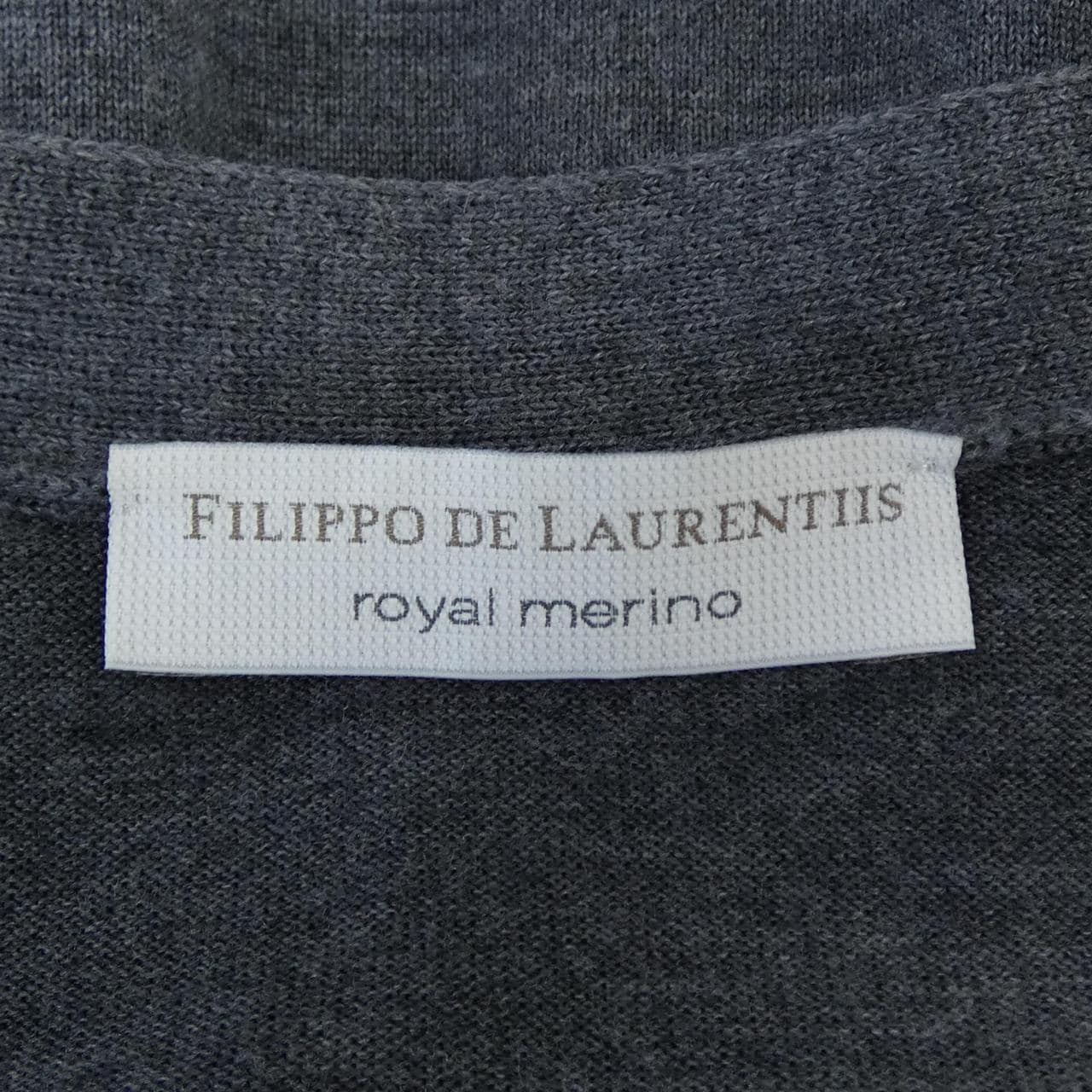 フィリッポデローレンティス FILIPPO DE LAURENTIIS カーディガン