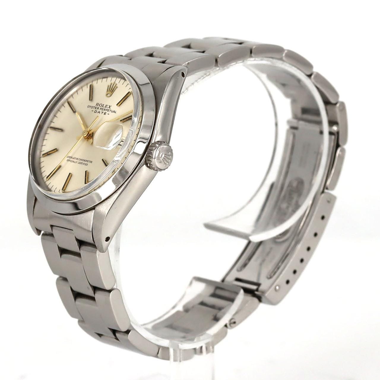 【ノーメンテナンス還元価格】ロレックス オイスターパーペチュアルデイト 1500 SS 自動巻 6番台