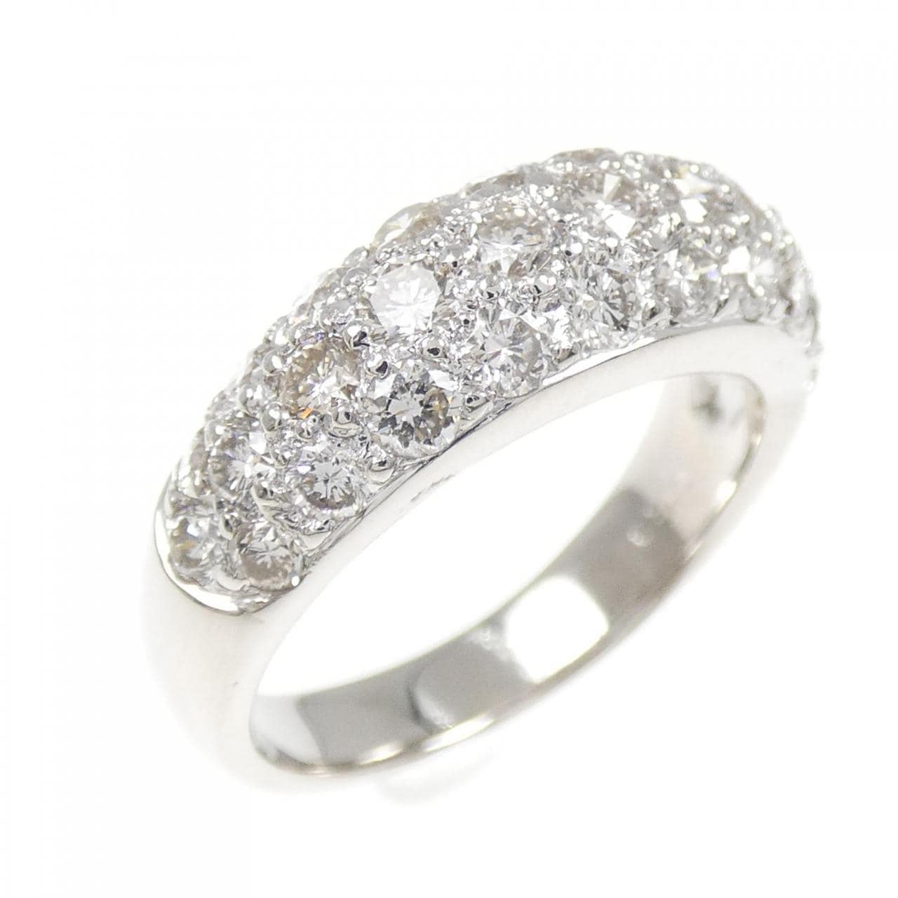 PT900 パヴェ ダイヤモンド リング 1.60CT