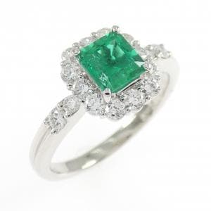 PT900 エメラルド リング 0.72CT