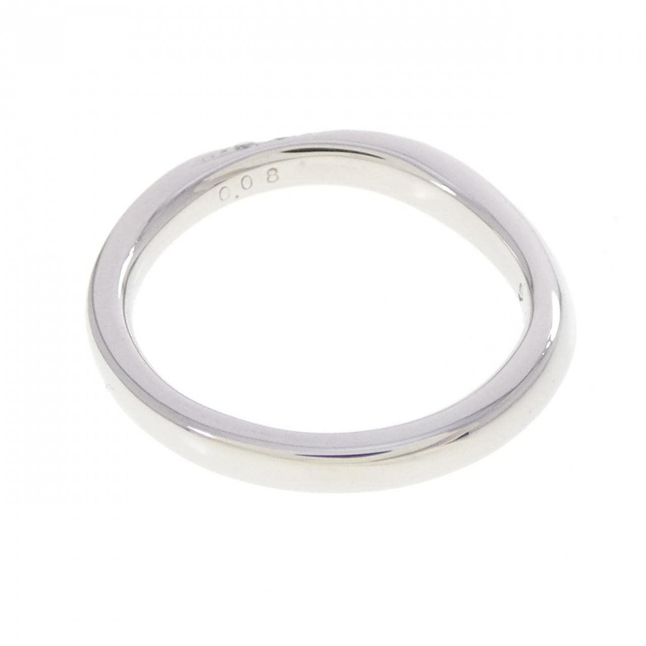 PT950 ダイヤモンド リング 0.08CT