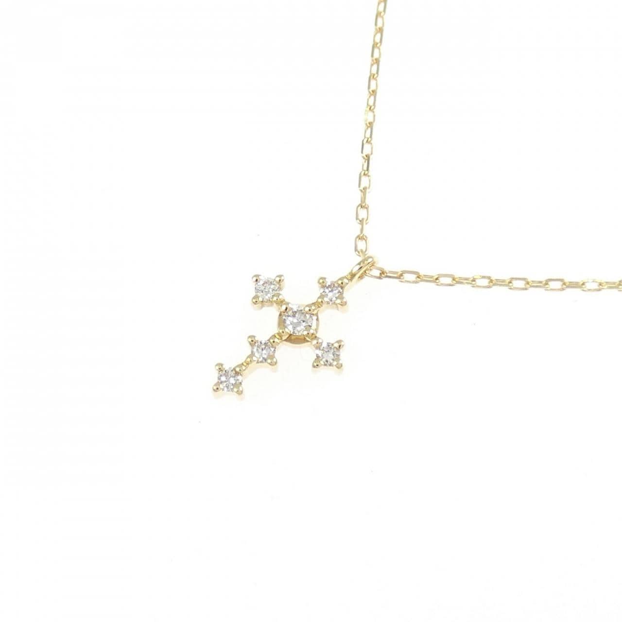 アーカー シェリークロス ネックレス 0.02CT