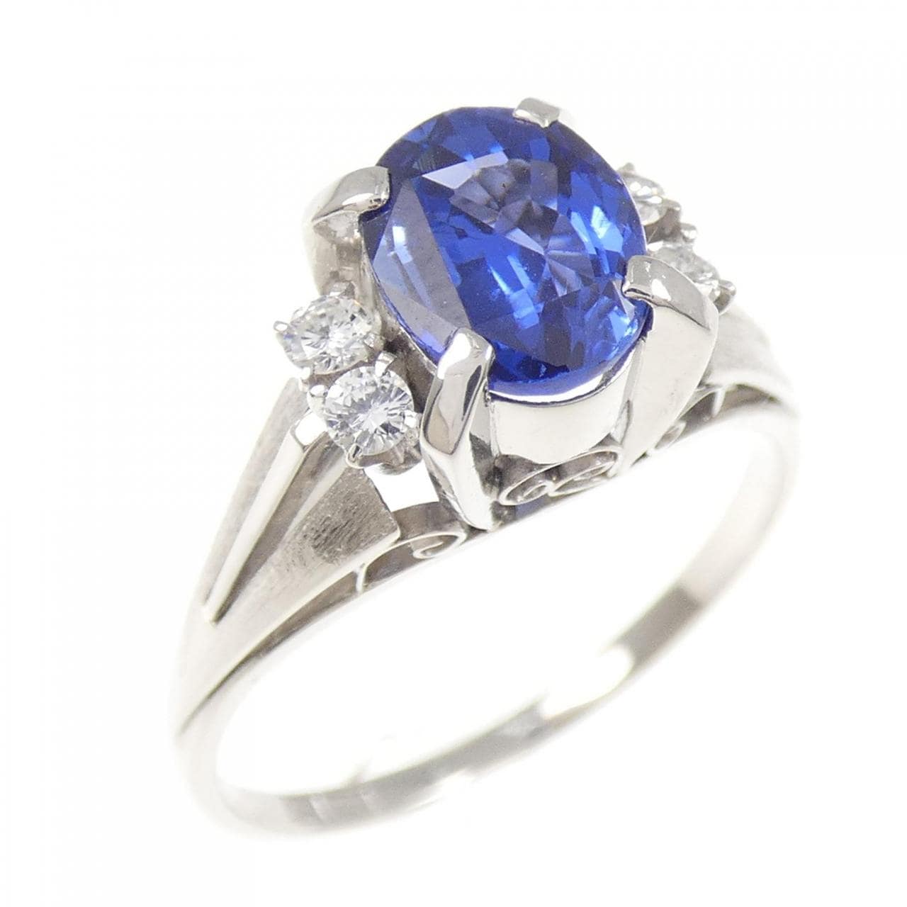 PT850 サファイヤ リング 1.36CT