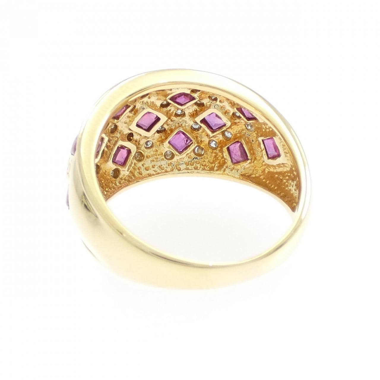K18YG ルビー リング 1.00CT