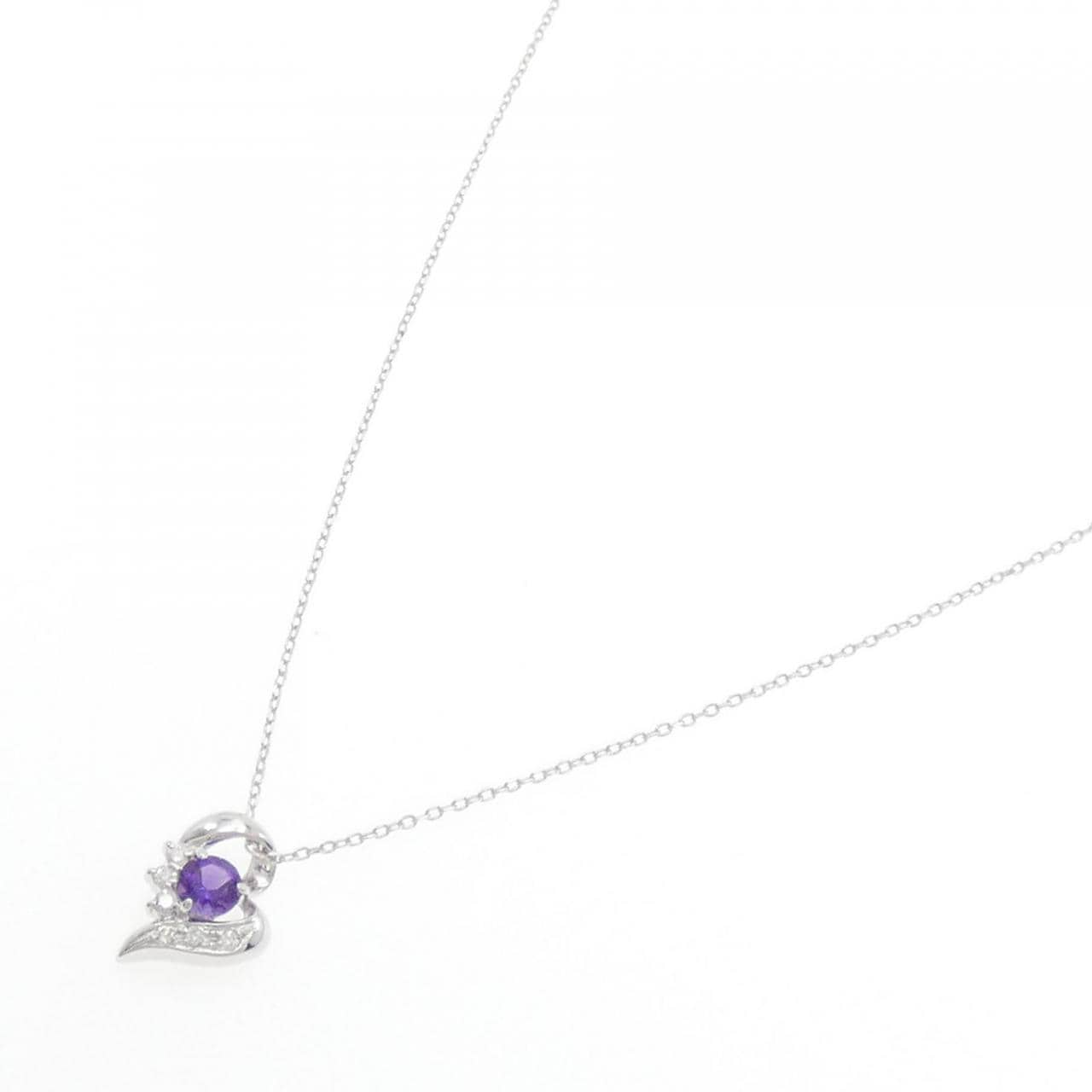 K10WG Amethyst Necklace