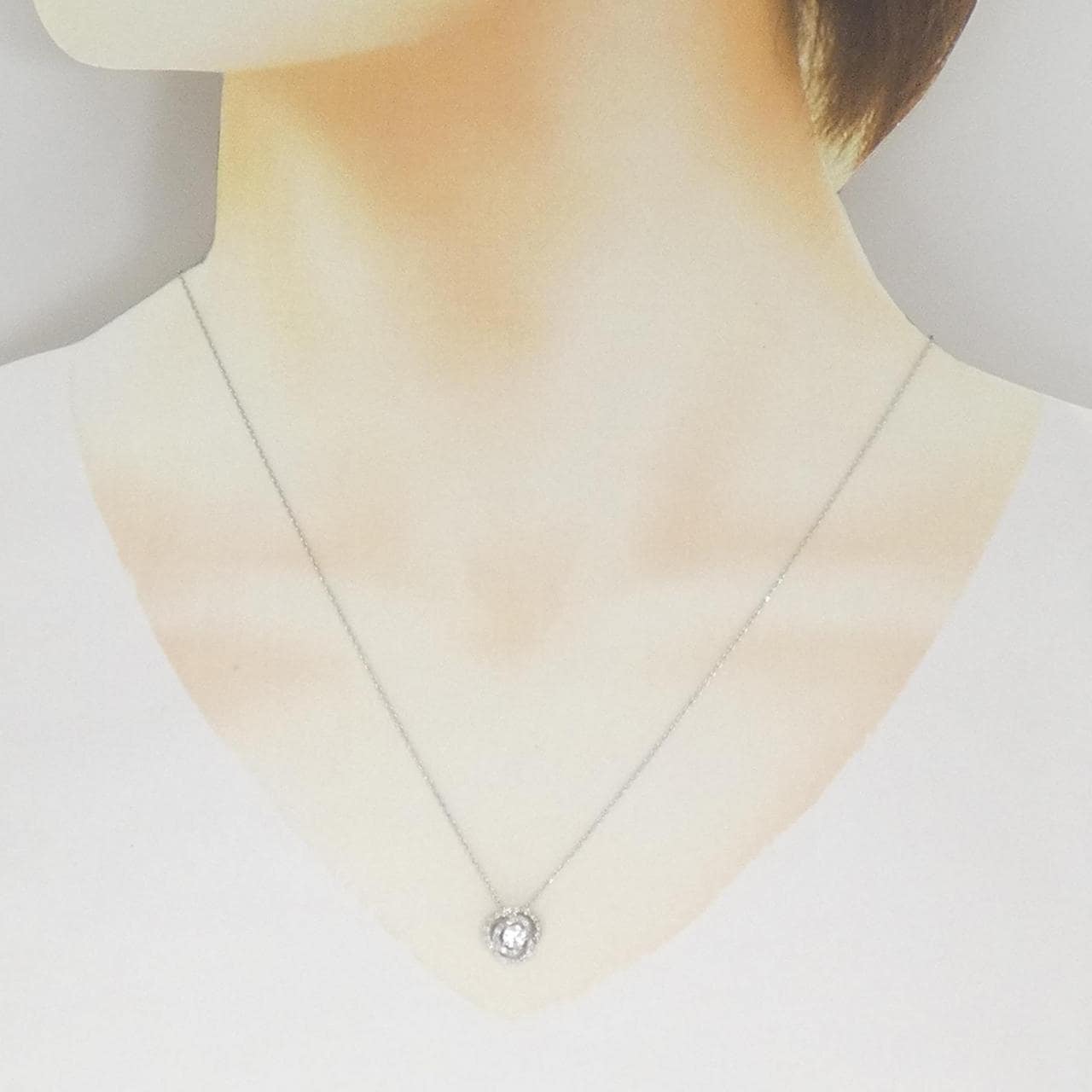ヴァンドーム ダイヤモンド ネックレス 0.175CT