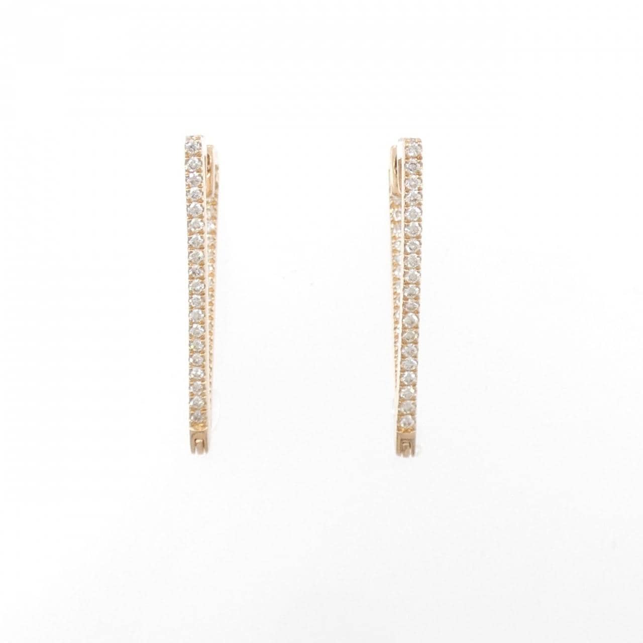 K18PG ダイヤモンド ピアス 0.59CT