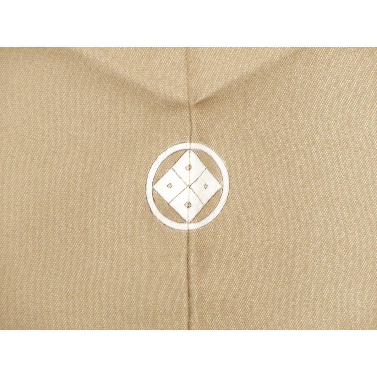 男物　お召織　白根沢　丸に角立四つ目