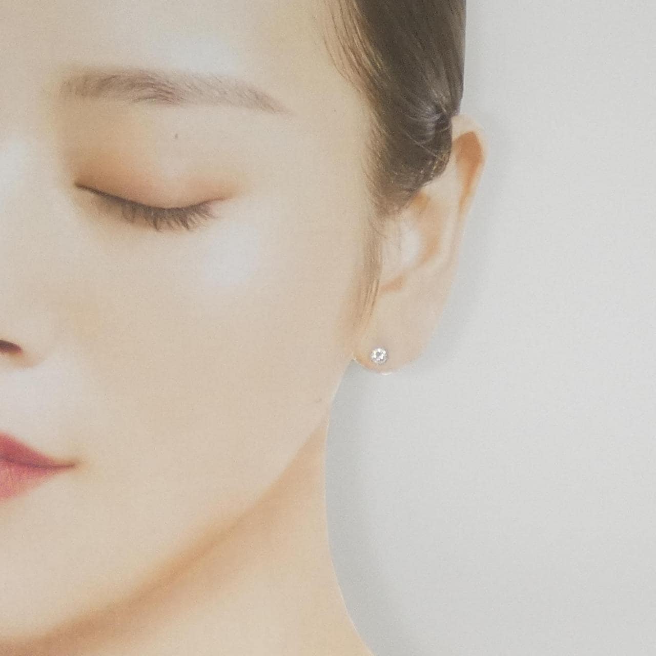 PT900 ダイヤモンド ピアス 0.44CT