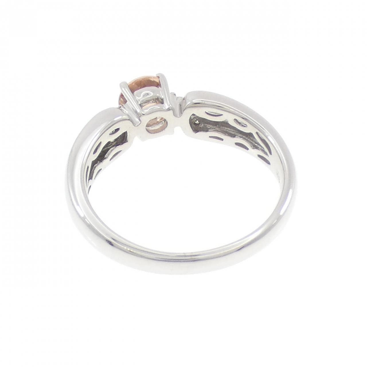 K18WG ジルコン リング 1.03CT