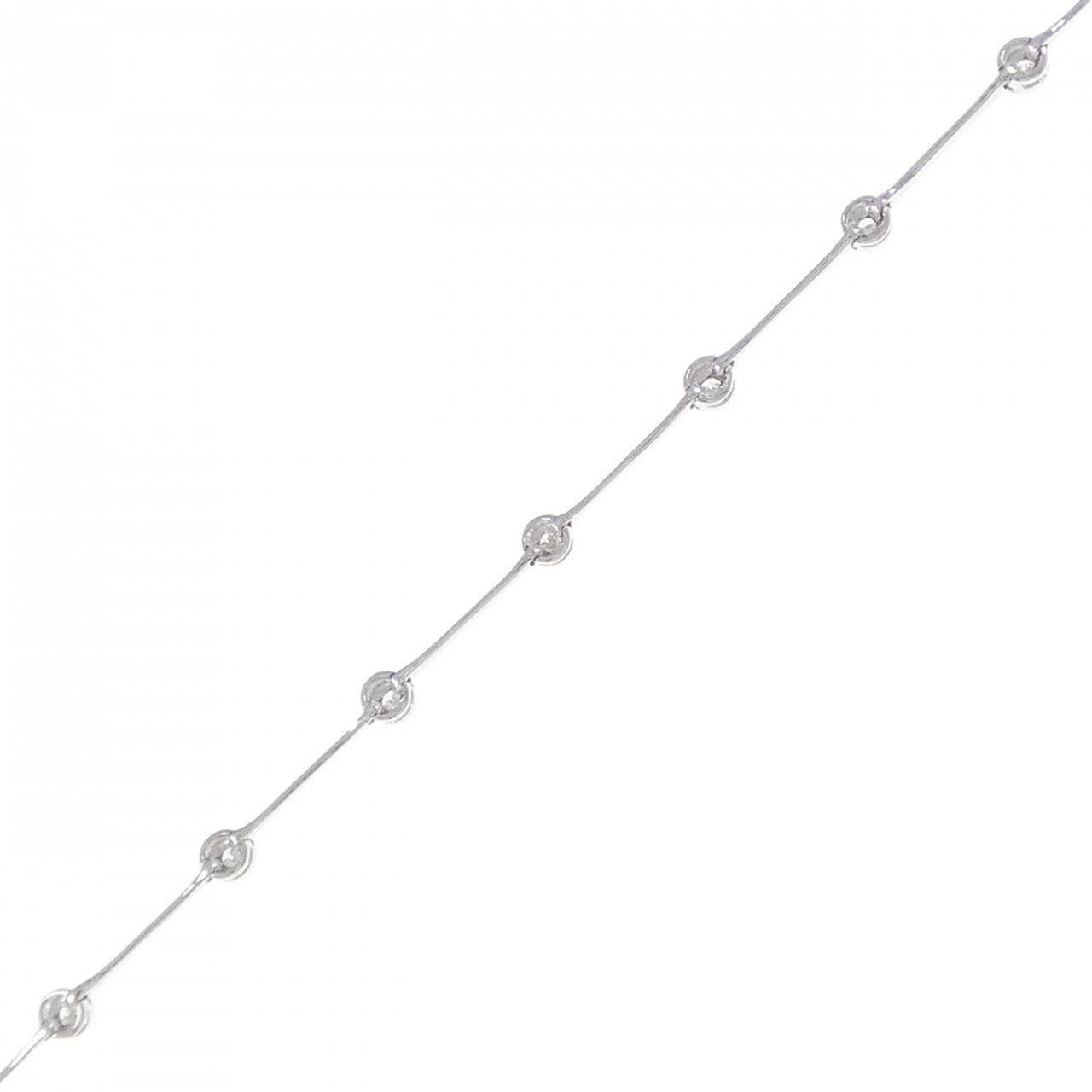 K18WG ダイヤモンド ブレスレット 0.20CT