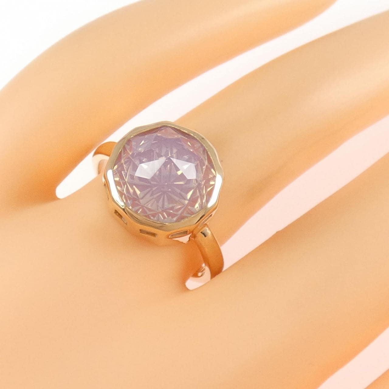 K18PG クオーツ リング